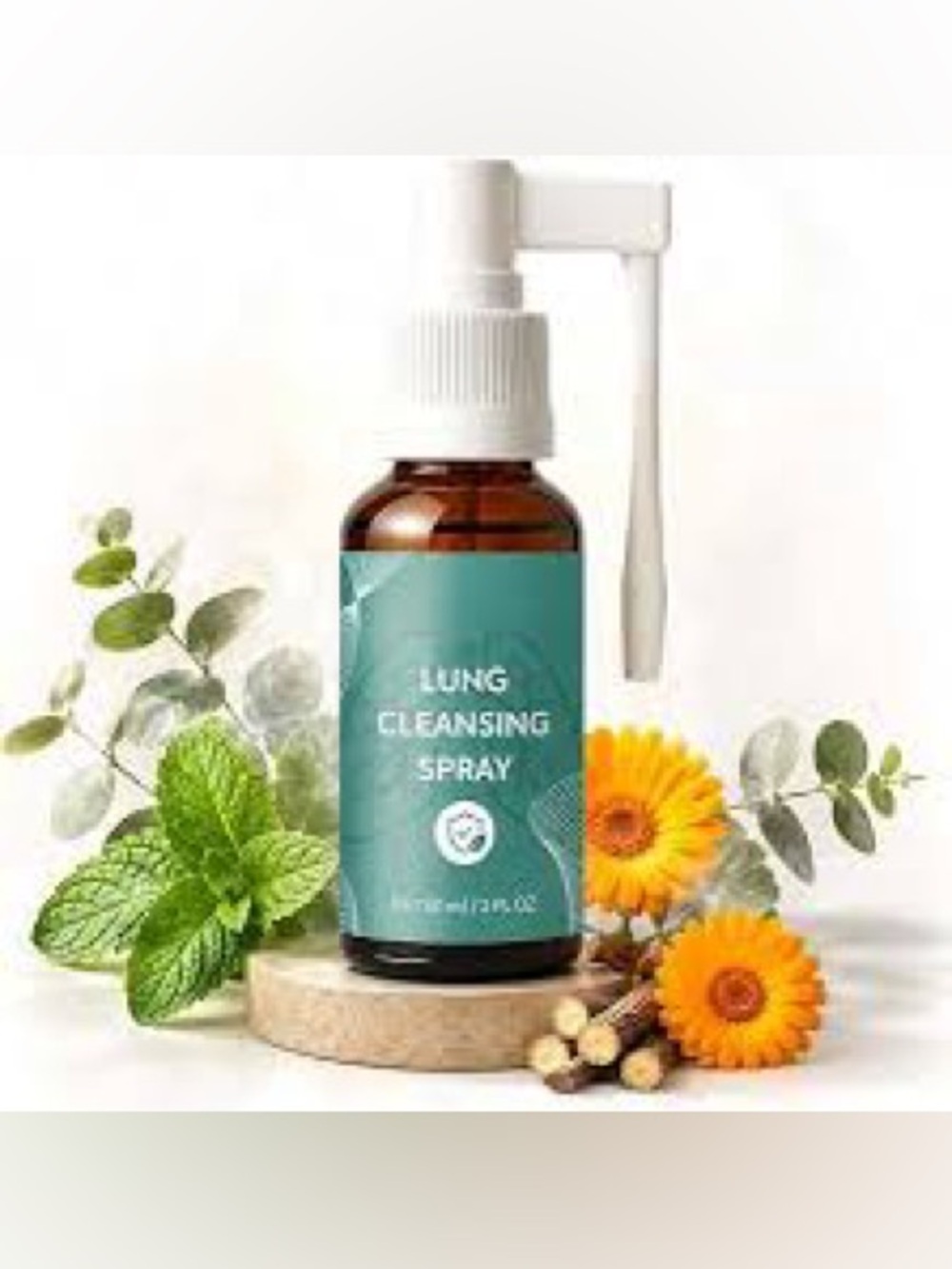 Lung Cleansing Spray,Calendula Herbal Lung Cleansing Spray,Powerful Lung Support